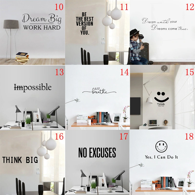 English proverbs wall stickers