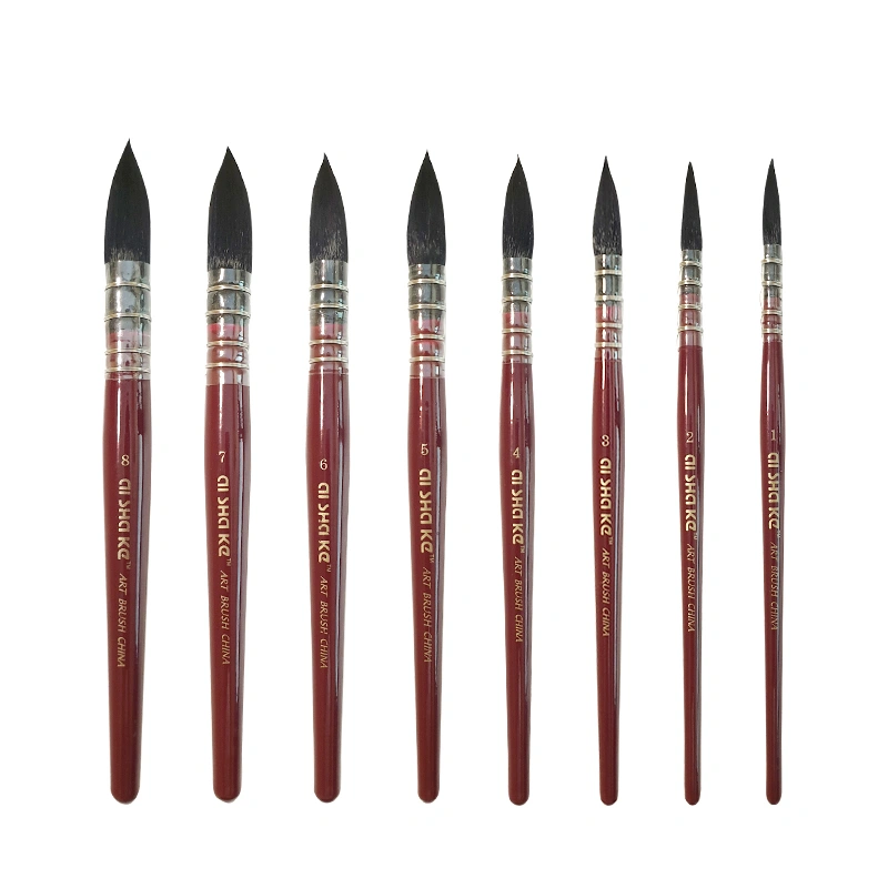 Squirrel Hair Watercolor Brush Set