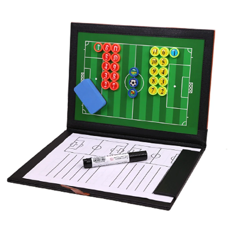 Magnetic leather football tactical board