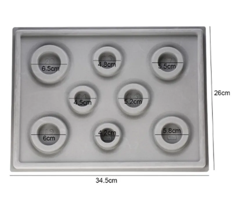 Measuring Disc Jewelry Wear Bead Size Dial