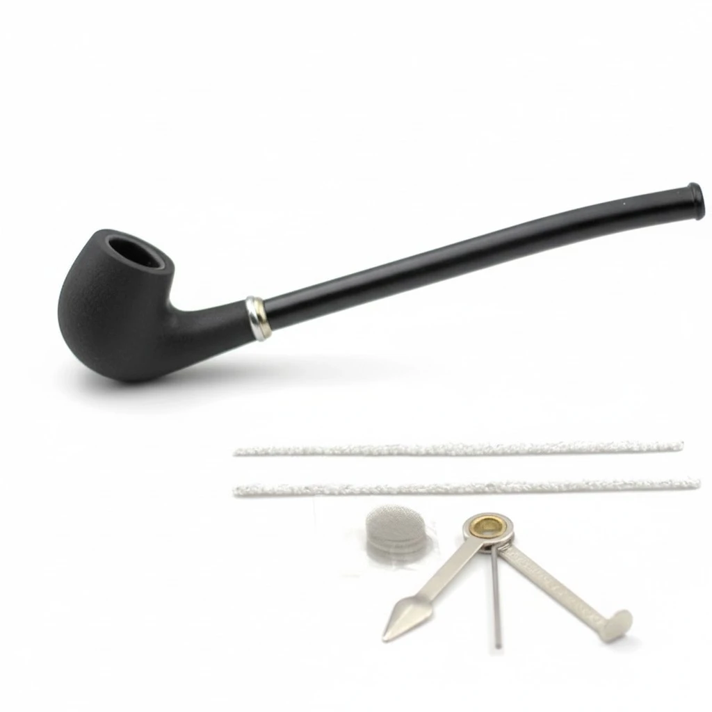 Black matte resin filter pipe