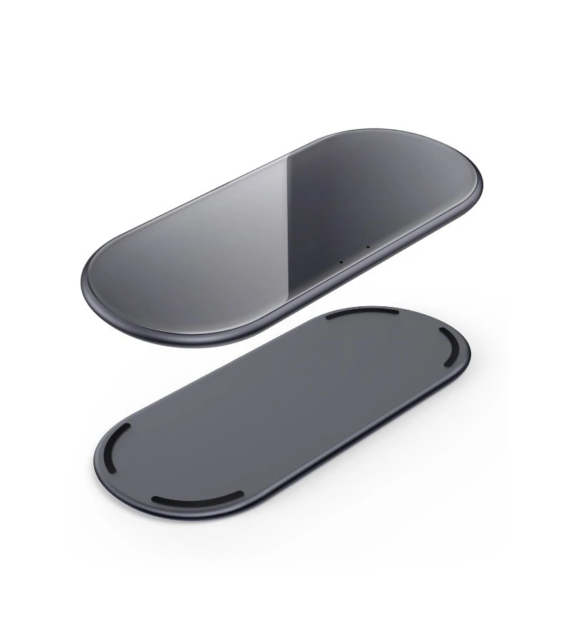 Round wireless charger glass cover