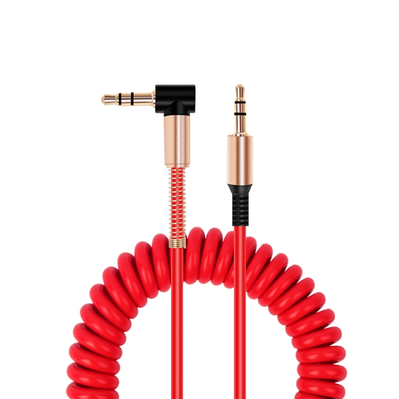 3.5mm double spring audio cable