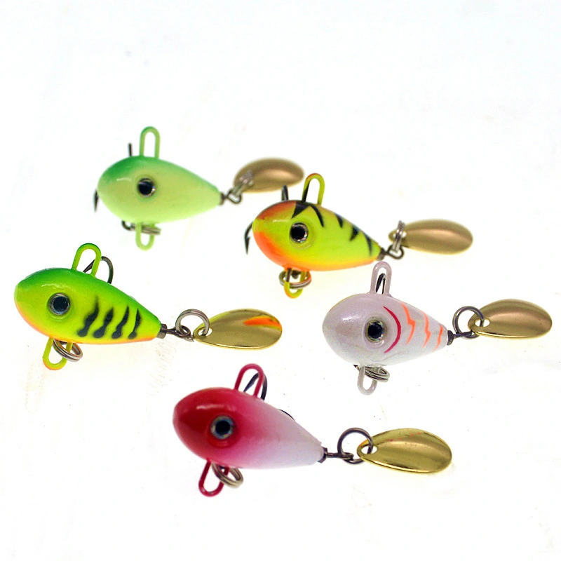 Metal small whirlwind rotating sequin hard bait