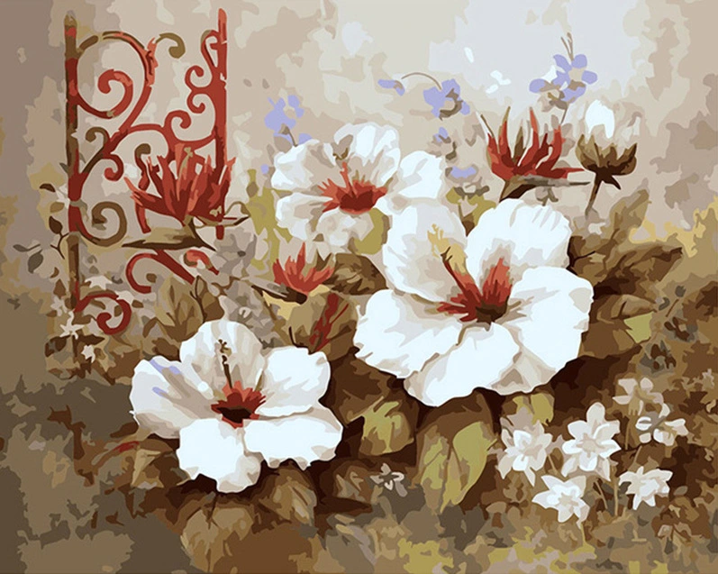 Digital painting decoration