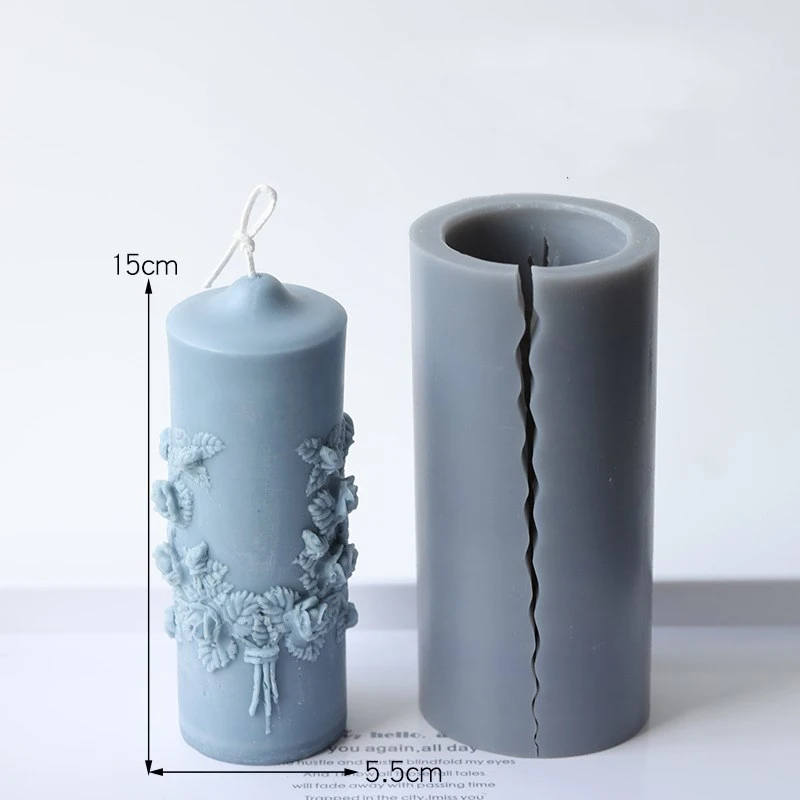 Silicone mould for scented candle