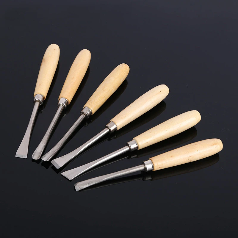 6 piece set of woodworking carving knife