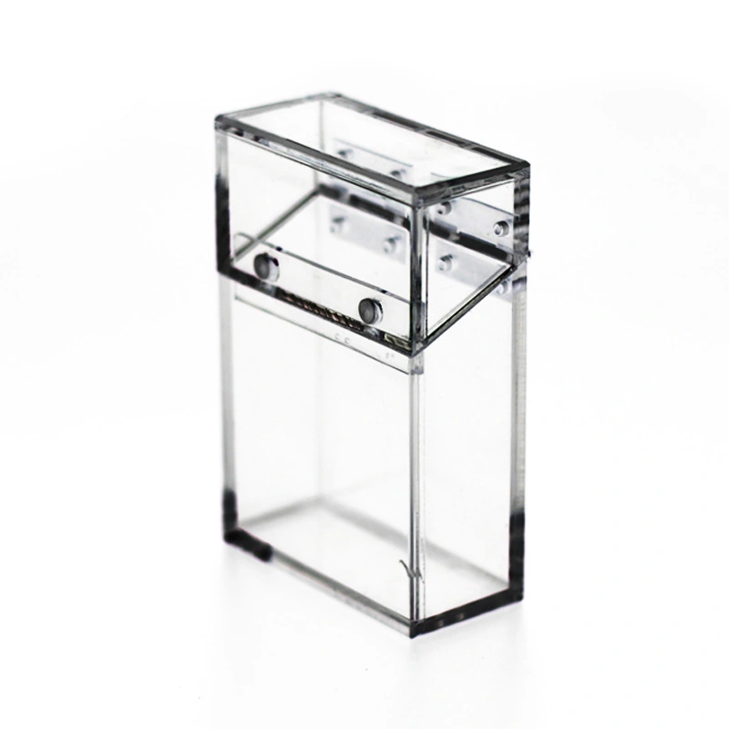 Acrylic transparent cigarette case