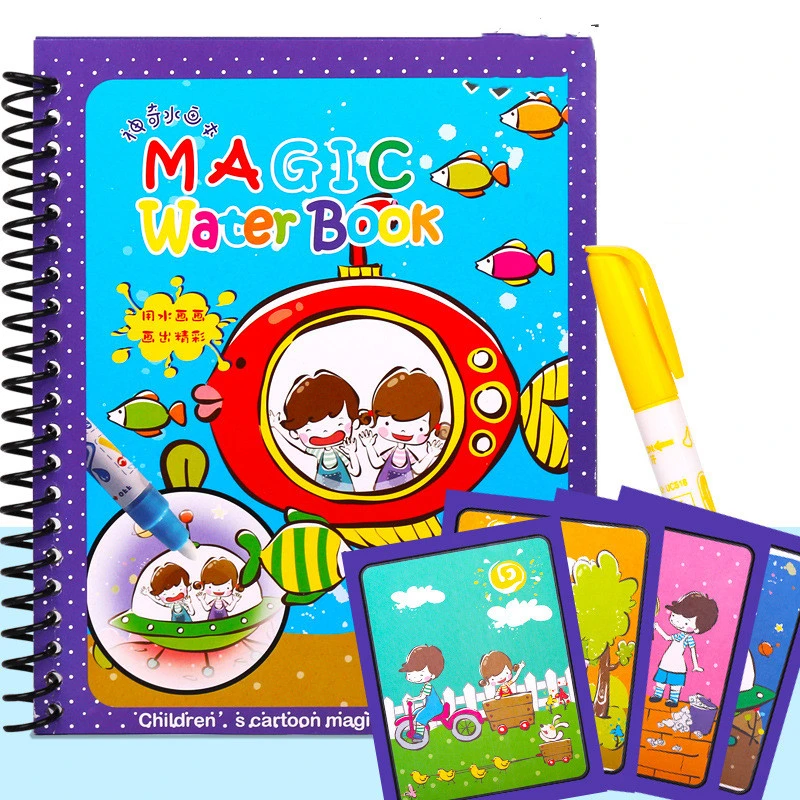Children's Magic Water Painting Book