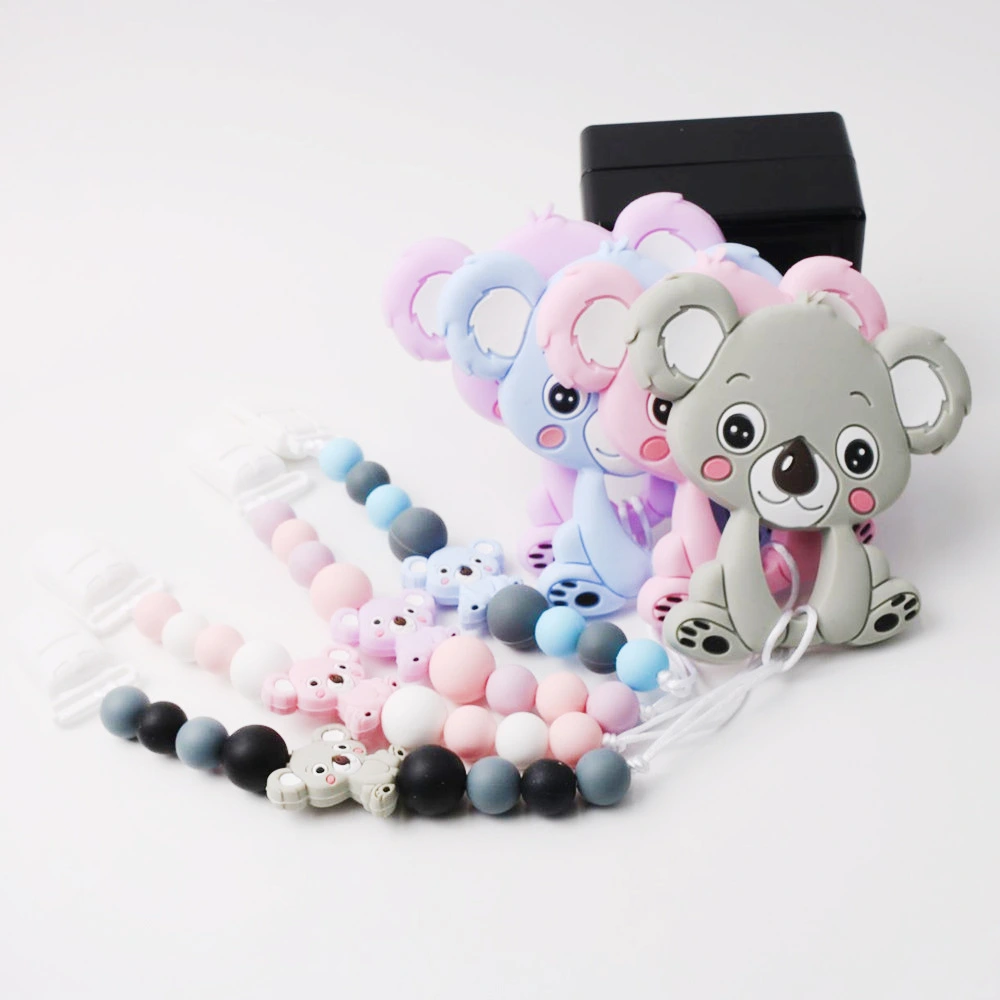 Silicone Koala Anti-chain Teether Set