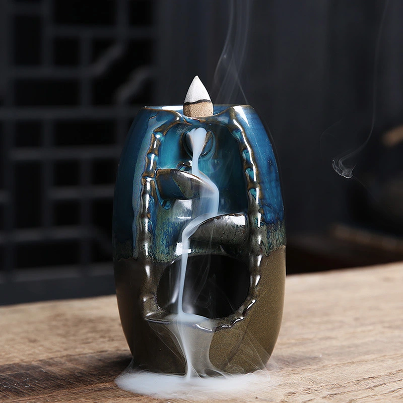 Antique backflow incense burner