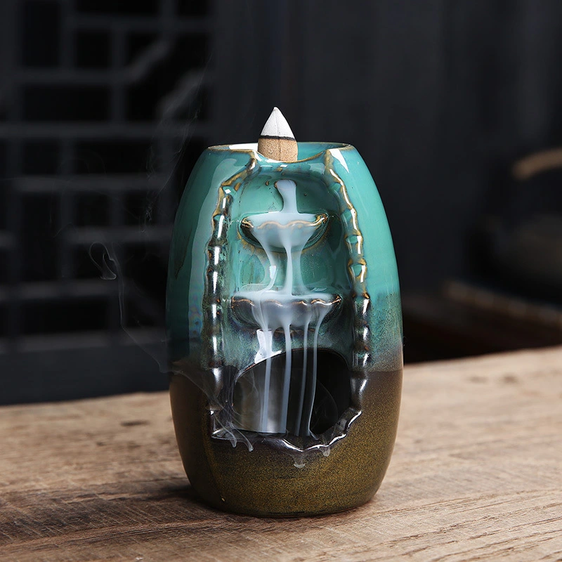 Antique backflow incense burner