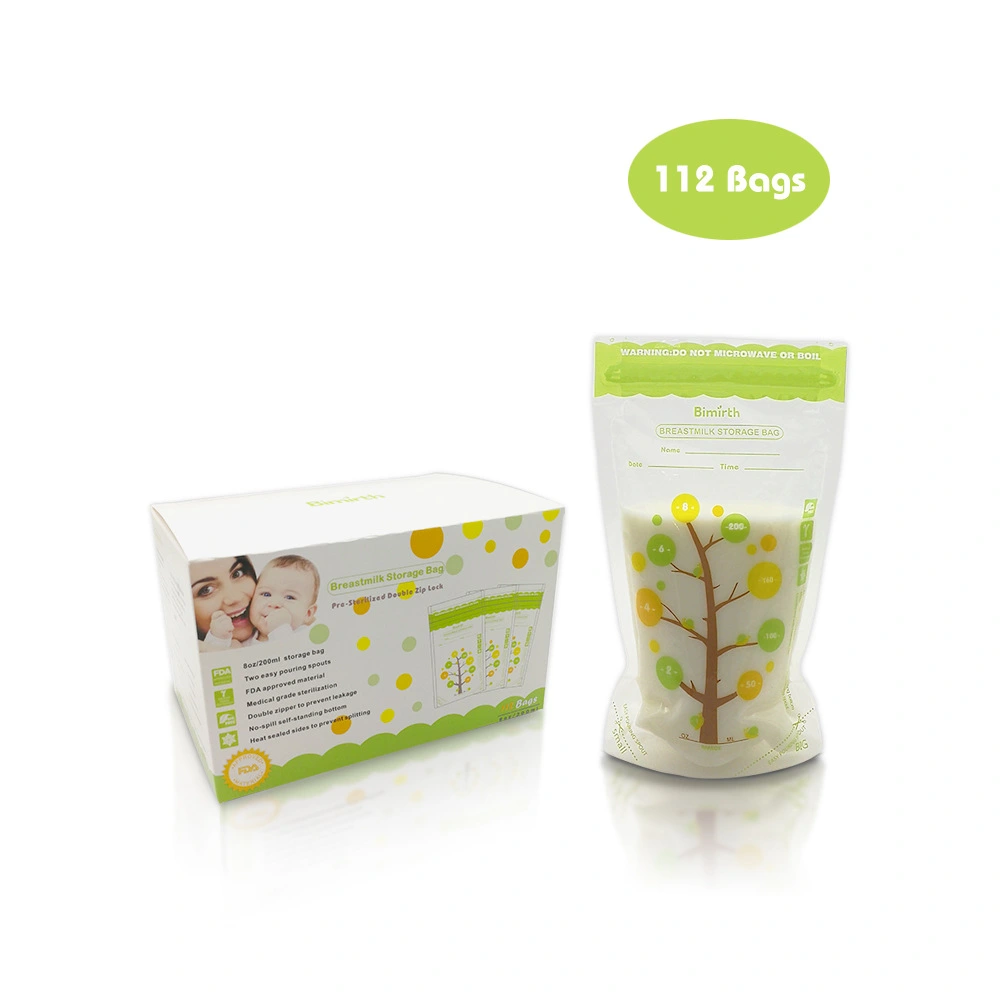 Breast milk storage bag