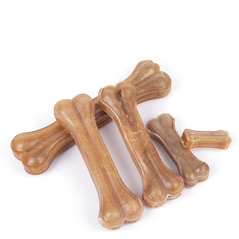 Pet snacks natural color cowhide pressed bone