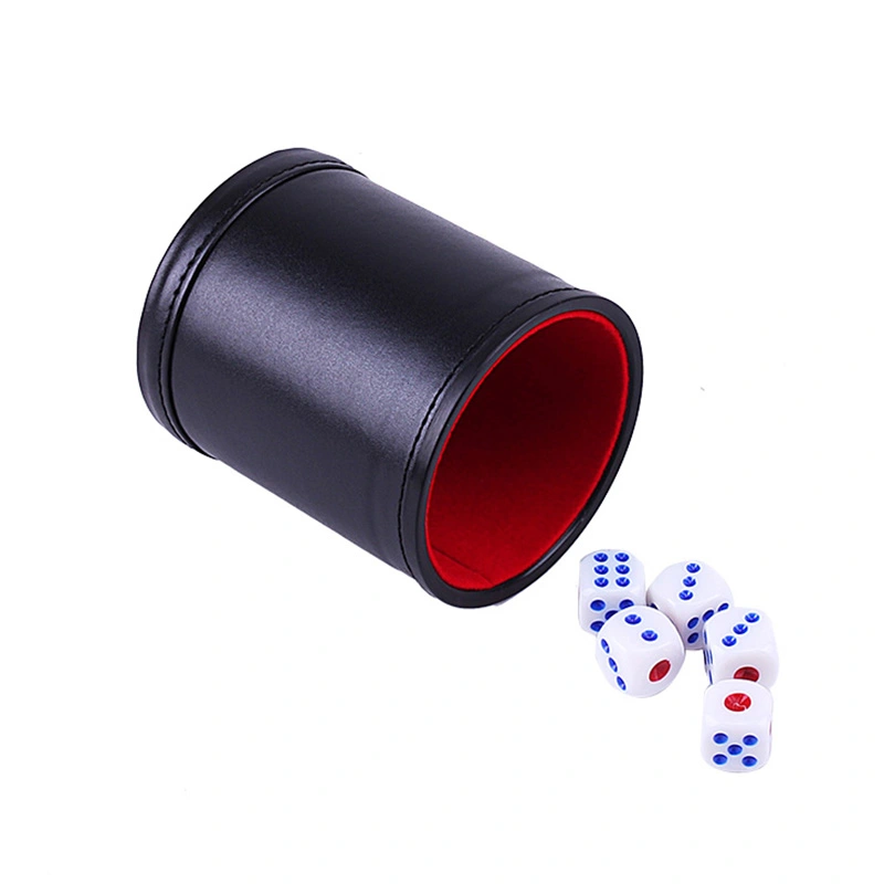 Leather Dice Cup High-end Mute Creative Personality Suit