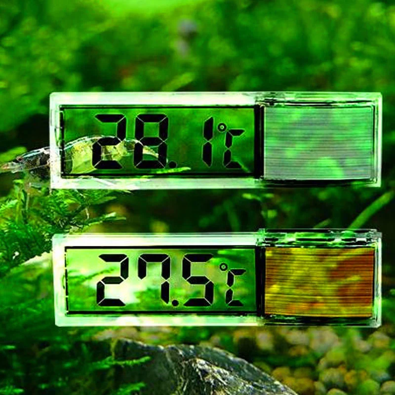 3D LCD fish tank thermometer