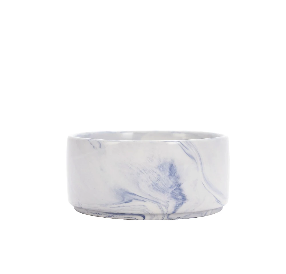 Nordic INS ceramic marbled fleshy basin