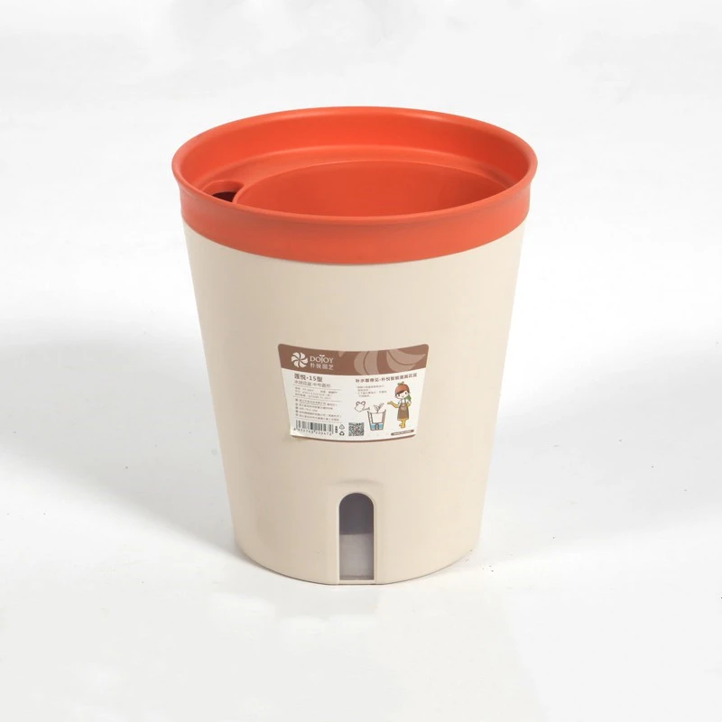 Simple automatic water-absorbing flowerpot