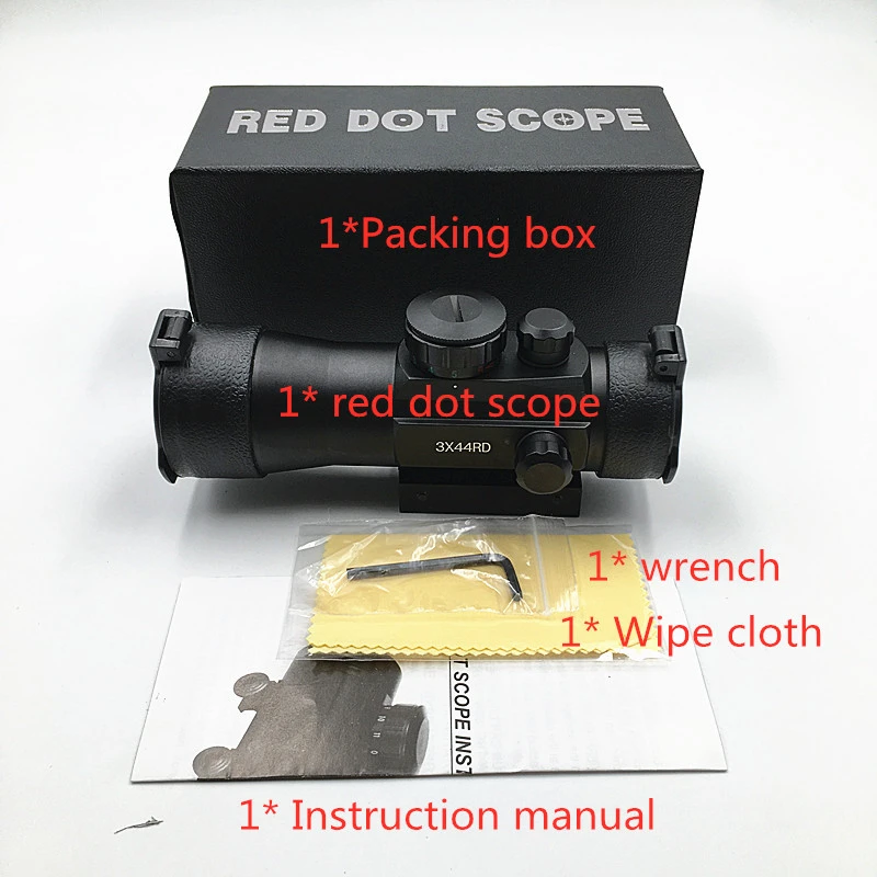 Red and green dot sight