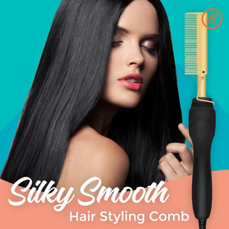 Multifunctional curling and straightening comb