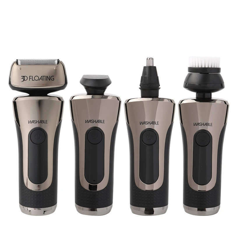 Multifunctional electric shaver nose hair device set