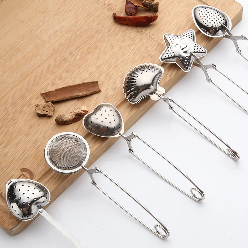 Stainless steel handle tea balls