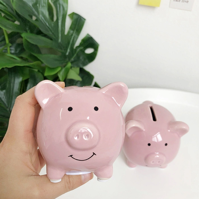 Cartoon Creative Cute Ceramic Mini Piggy Bank