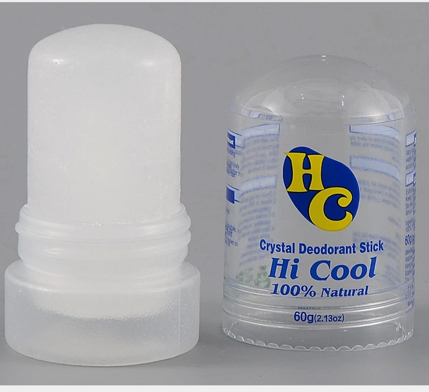 Unscented alum talcum crystals