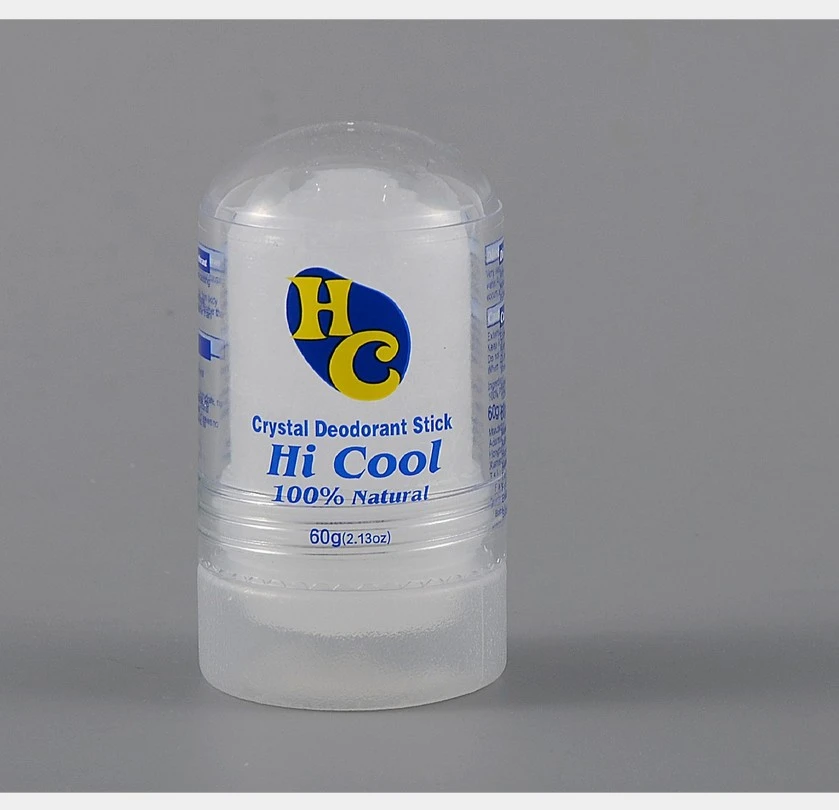 Unscented alum talcum crystals