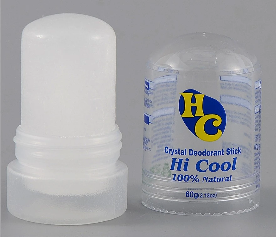 Unscented alum talcum crystals