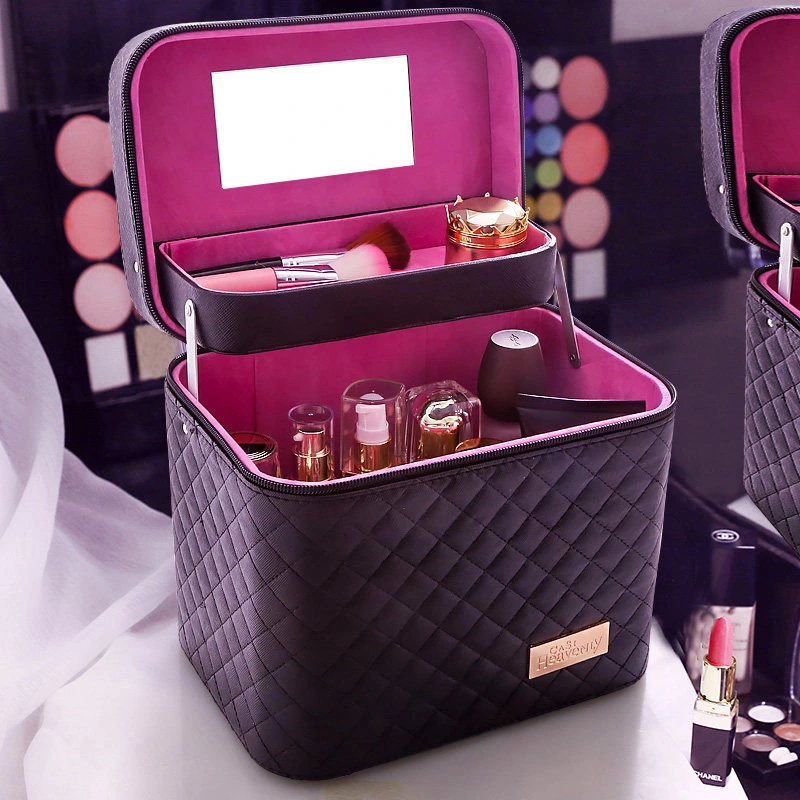 Large capacity multifunctional cosmetic bag