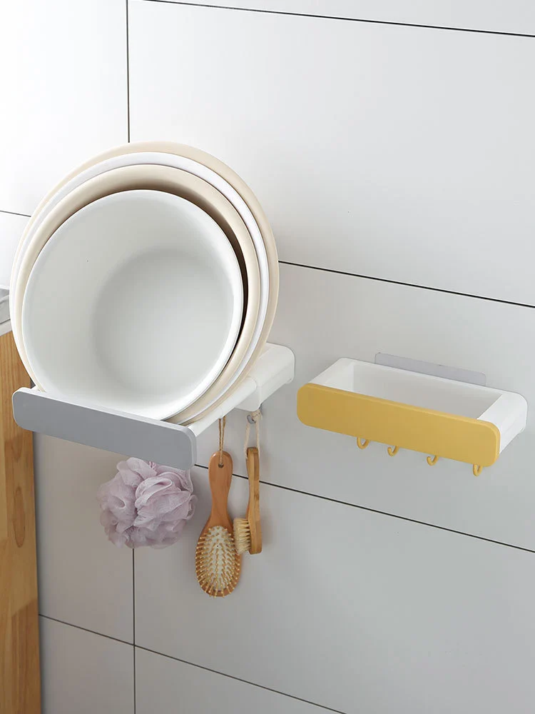 Punch-free washbasin rack storage rack