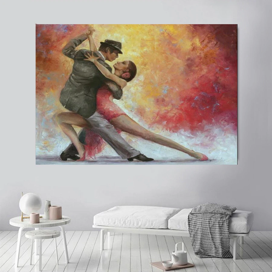 Abstract Tango Couple 5D Diamond Painting