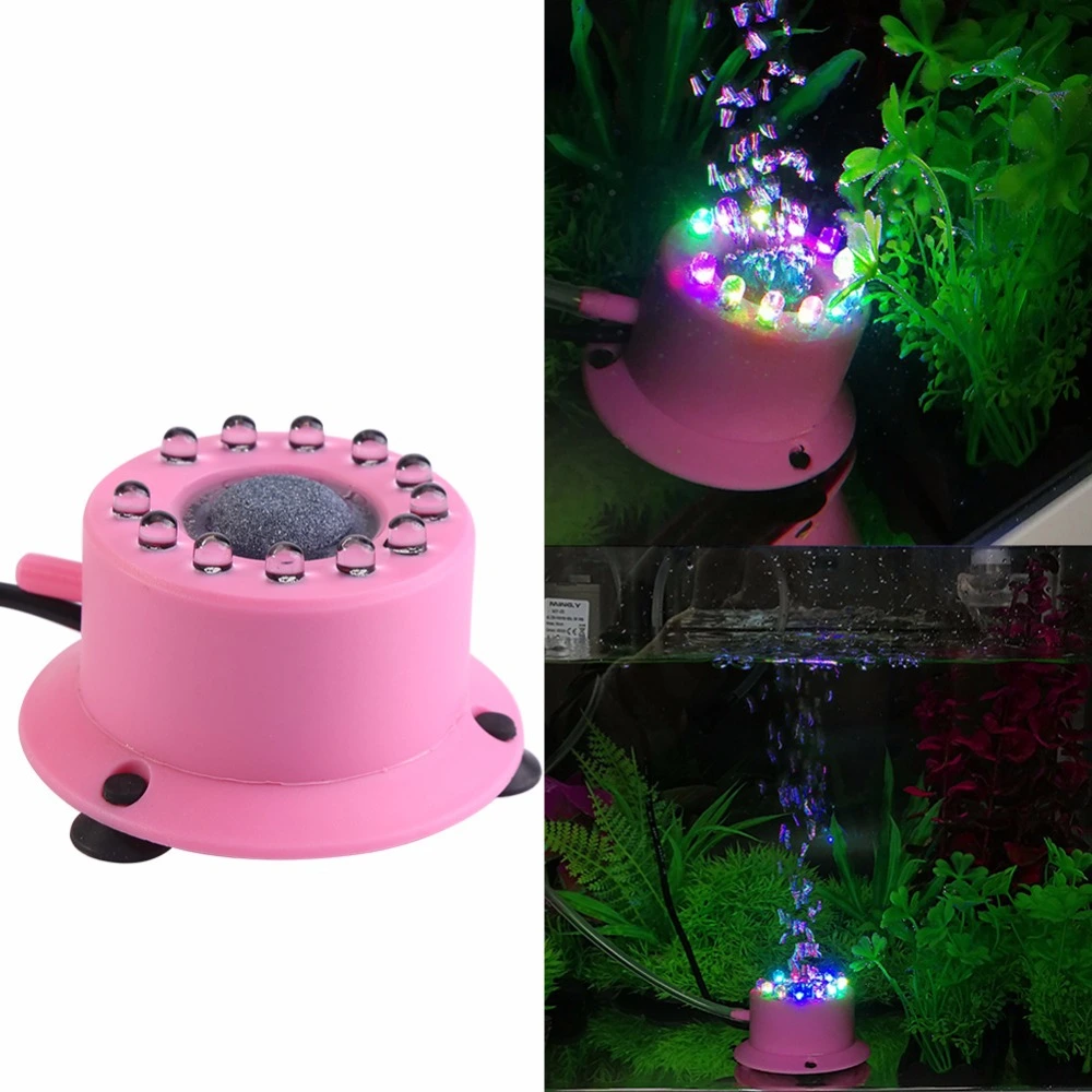 Fish tank led diving bubble light colorful change color