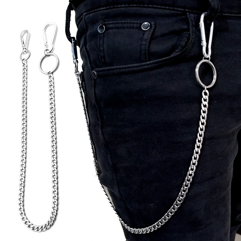 Stainless steel hip hop waist chain