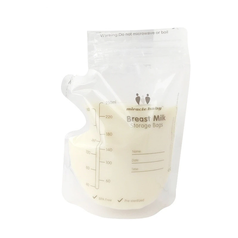 Breast milk storage bag