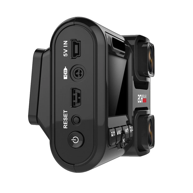 Front and rear dual recording high-definition driving recorder
