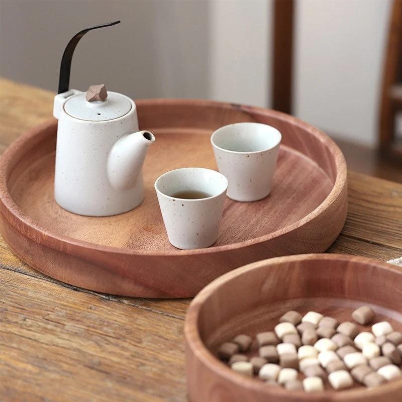 Solid wood dried fruit tray