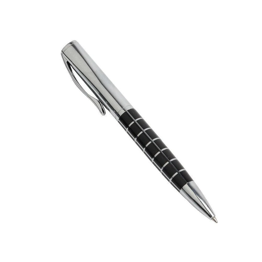 Metal rotating ballpoint pen