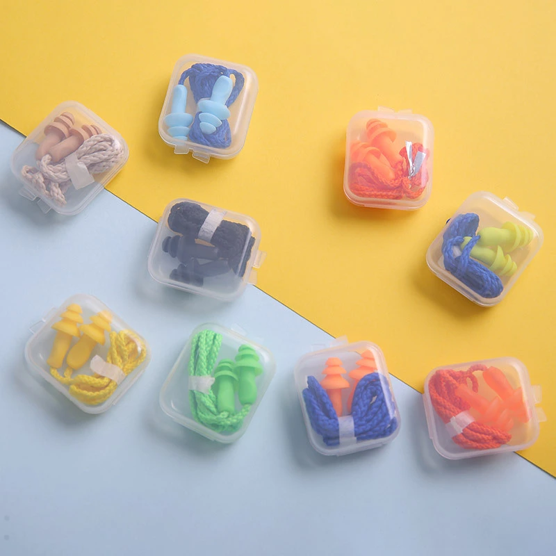 Sound insulation silicone earplugs