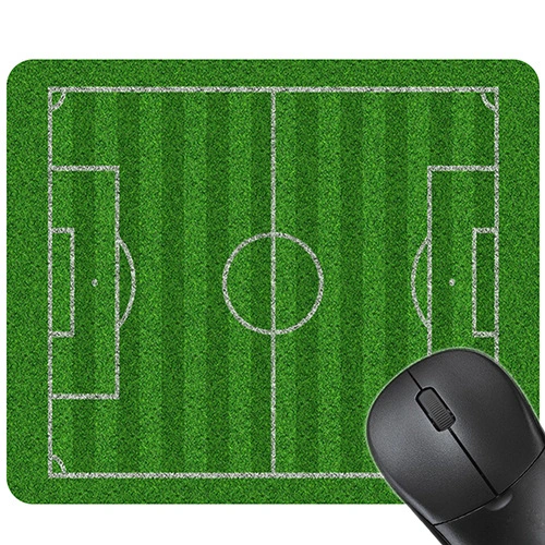 Football field digital printing rubber mouse pad