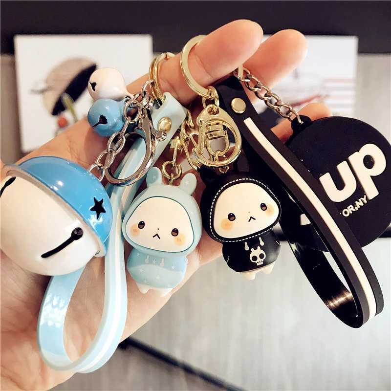 Cartoon Cute Doll Car Keychain Female Pendant