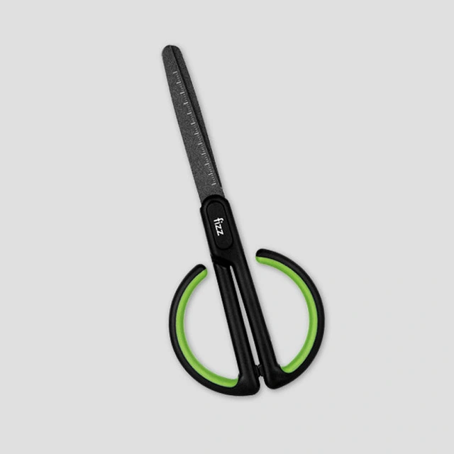 Fluorine coated anti-sticking scissors