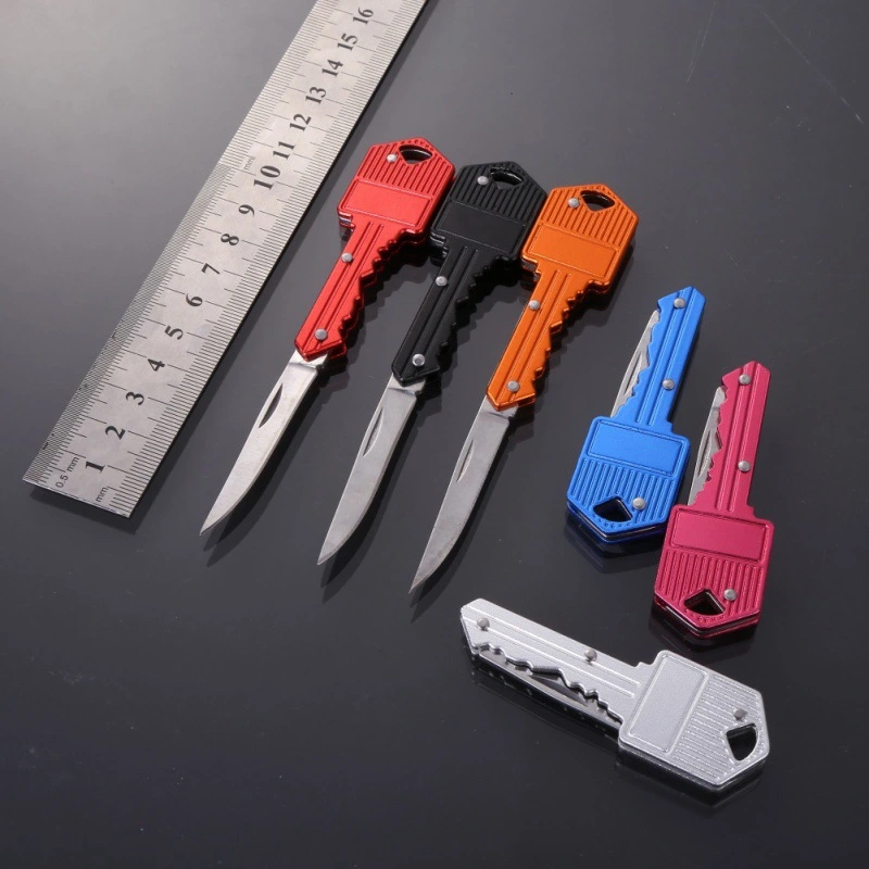 Mini small folding key knife