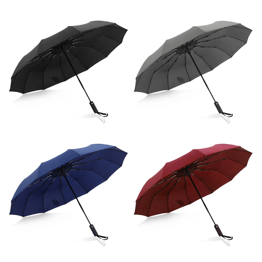 Ten bone automatic steel umbrella