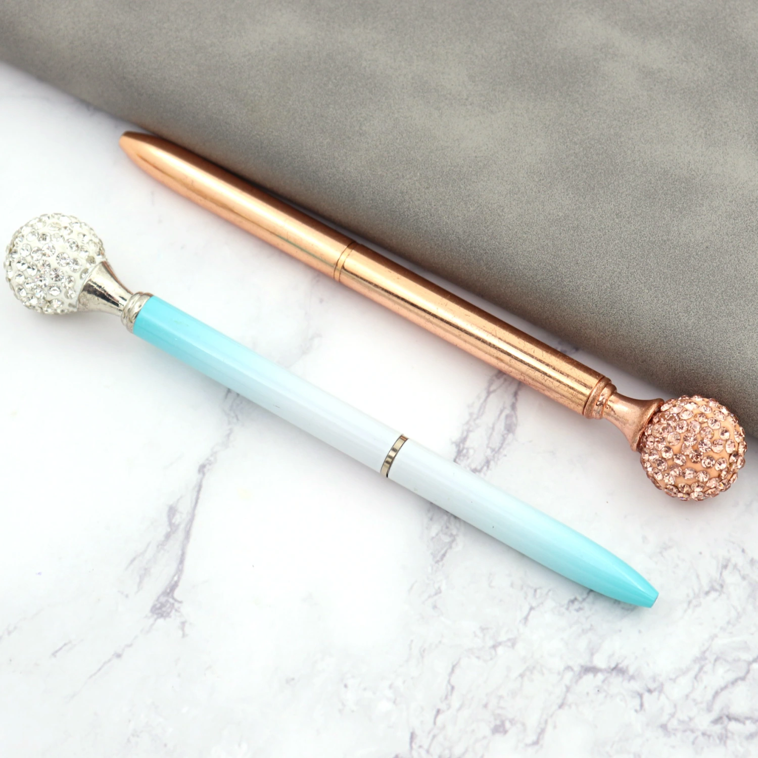 Multicolor Diamond Ball Ballpoint Pen Office Gift Pen Rotating Metal Ballpoint Pen
