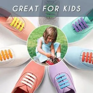 Lazy Shoelaces Free Tying Silicone Color Disposable