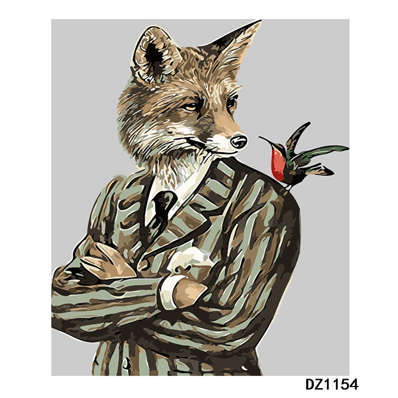 Romantic GentlemanFox DIY Digital Painting