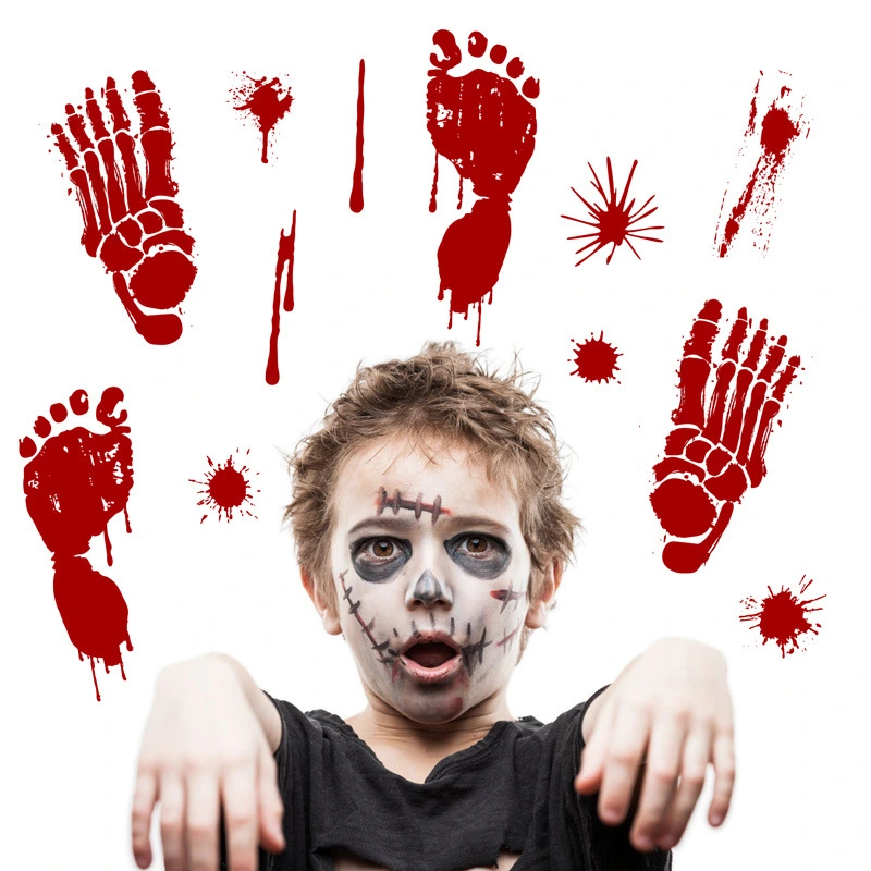 Halloween blood fingermark stickers