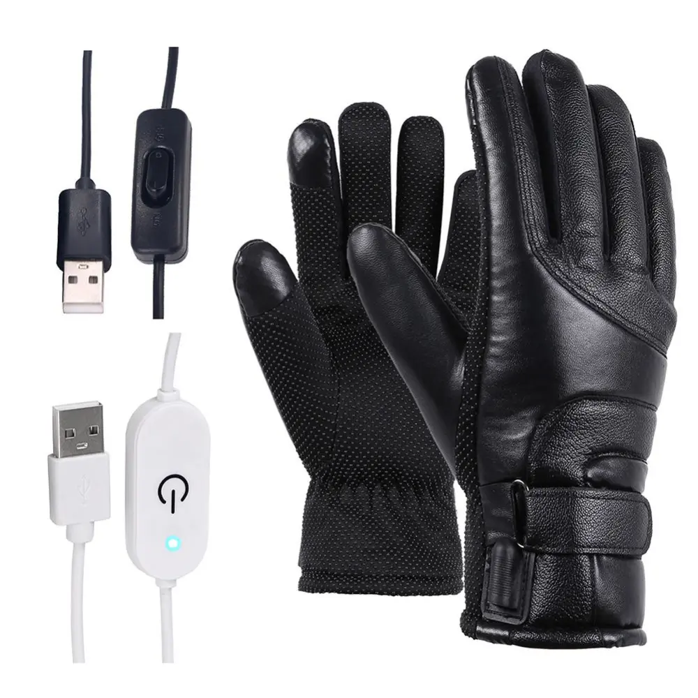 Power bank heating gloves